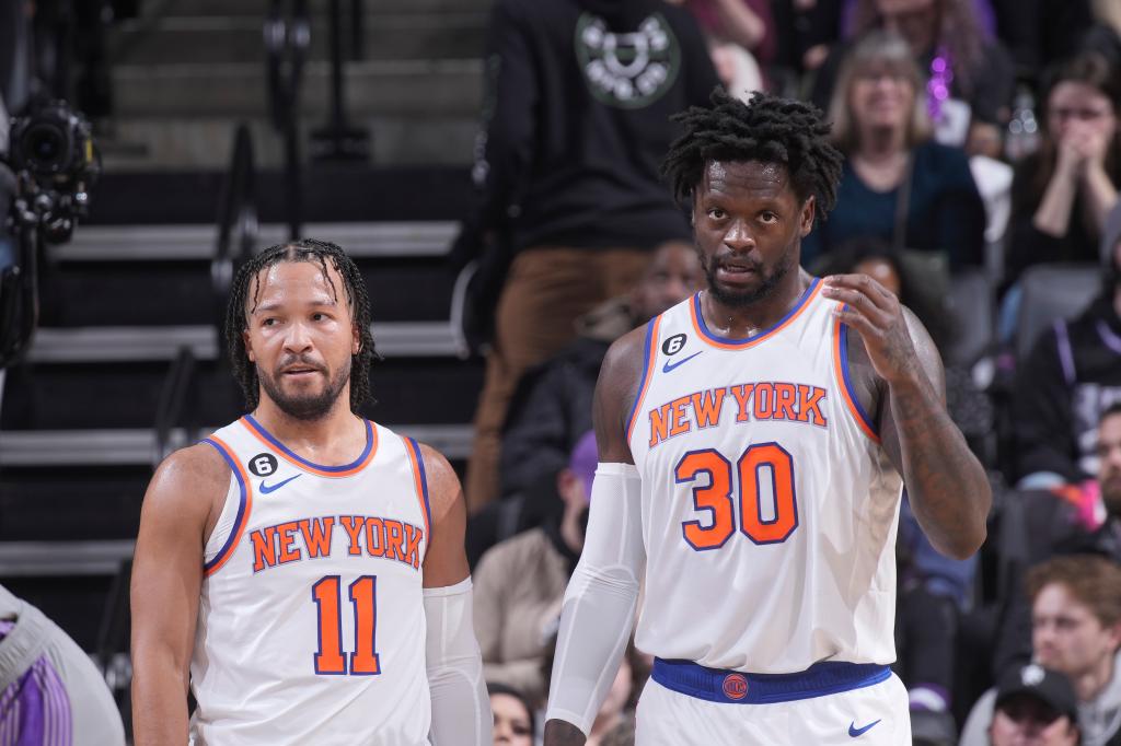 Jalen Brunson and Julius Randle