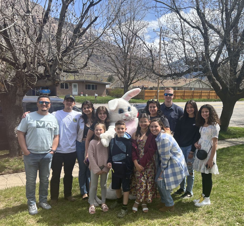 Salazar and Ane got married in 2013 after two years of dating and almost a year later, had their first blended Easter event. 