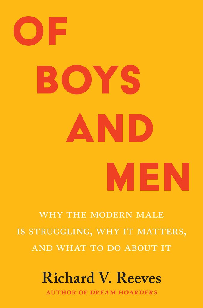 Cover of Of Boys and Men by Richard Reeves