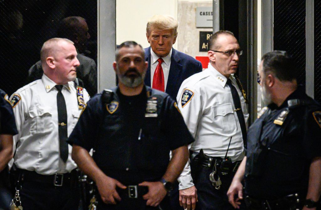 Donald Trump at court