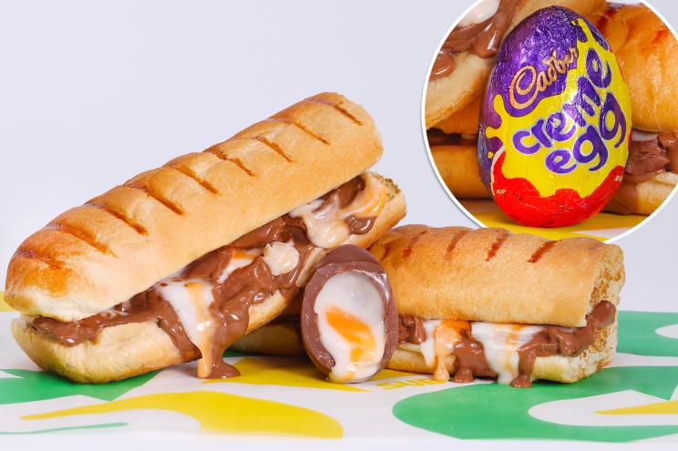 Subway is teaming up with Cadbury to make a new, limited edition sandwich that features the latter's popular Creme Egg.