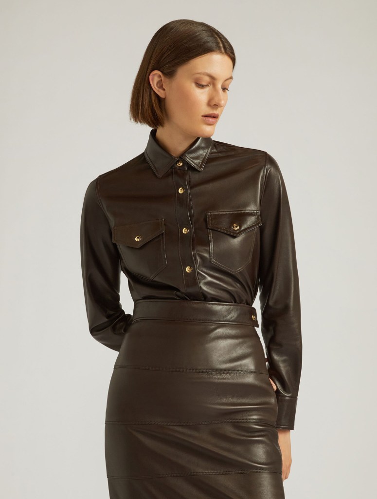 Loro Piana's $7,325 leather shirt called the "Erica."