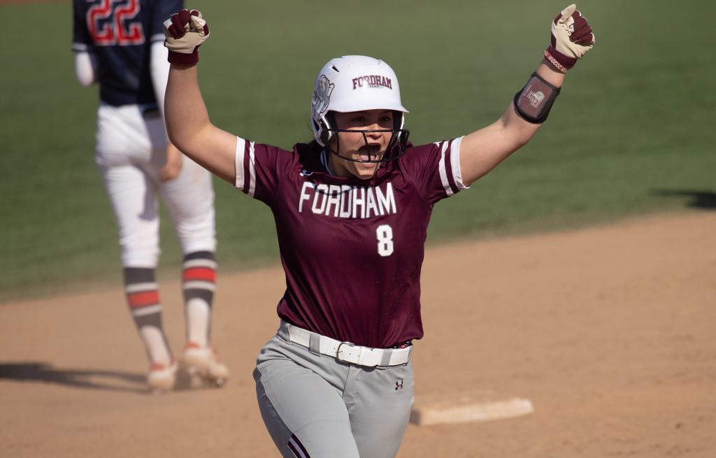 Fordham softball player Sarah Taffet.