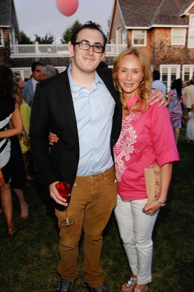 Patty Raynes with her son, Nick Raynes, in Southampton in 2009. 