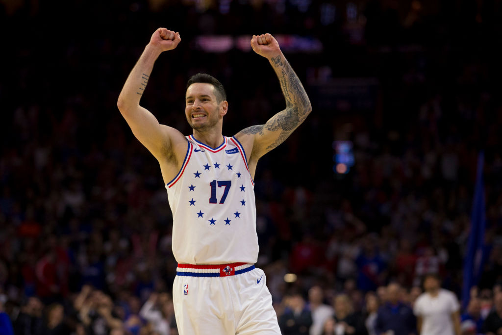 JJ Redick on the Sixers in 2019.