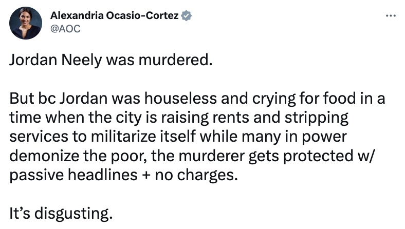 AOC tweet