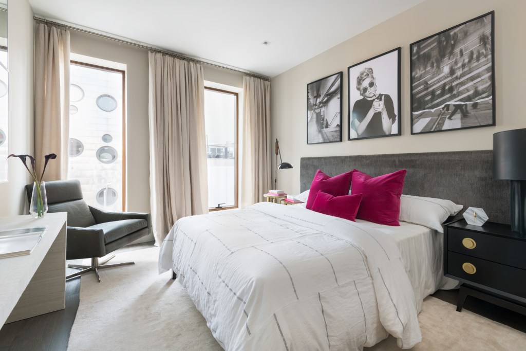 Bedroom at 357 West 17th Street in Manhattan