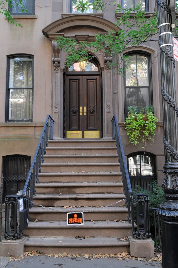 The Manhattan brownstone used as a stand-in for Carrie Bradshaw's home in "Sex and the City"