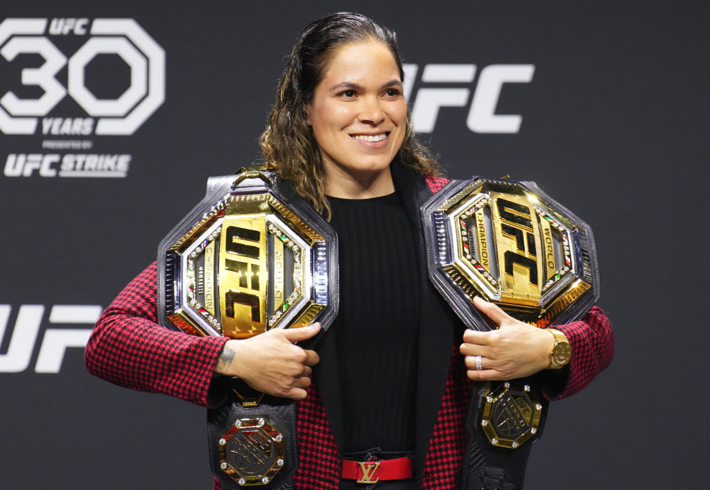 Amanda Nunes would entertain the idea of wrestling in WWE after her UFC career ends -- if they offered her the right contract.