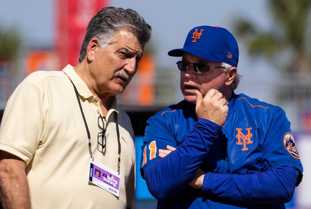 Keith Hernandez, talking with Buck Showalter during spring training, excused Francisco Lindor's lack of hustle during a recent game.