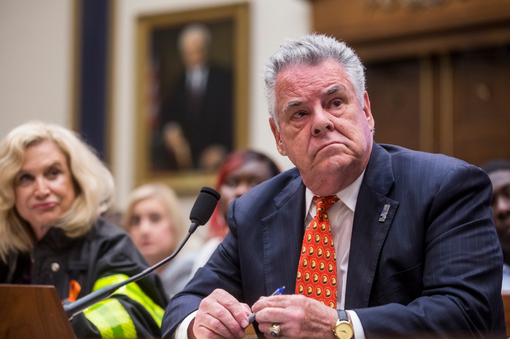 Former New York Republican Rep. Peter King.