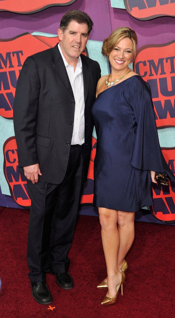 Peter Laviolette and wife Kristen at the 2014 CMT Music Awards. 