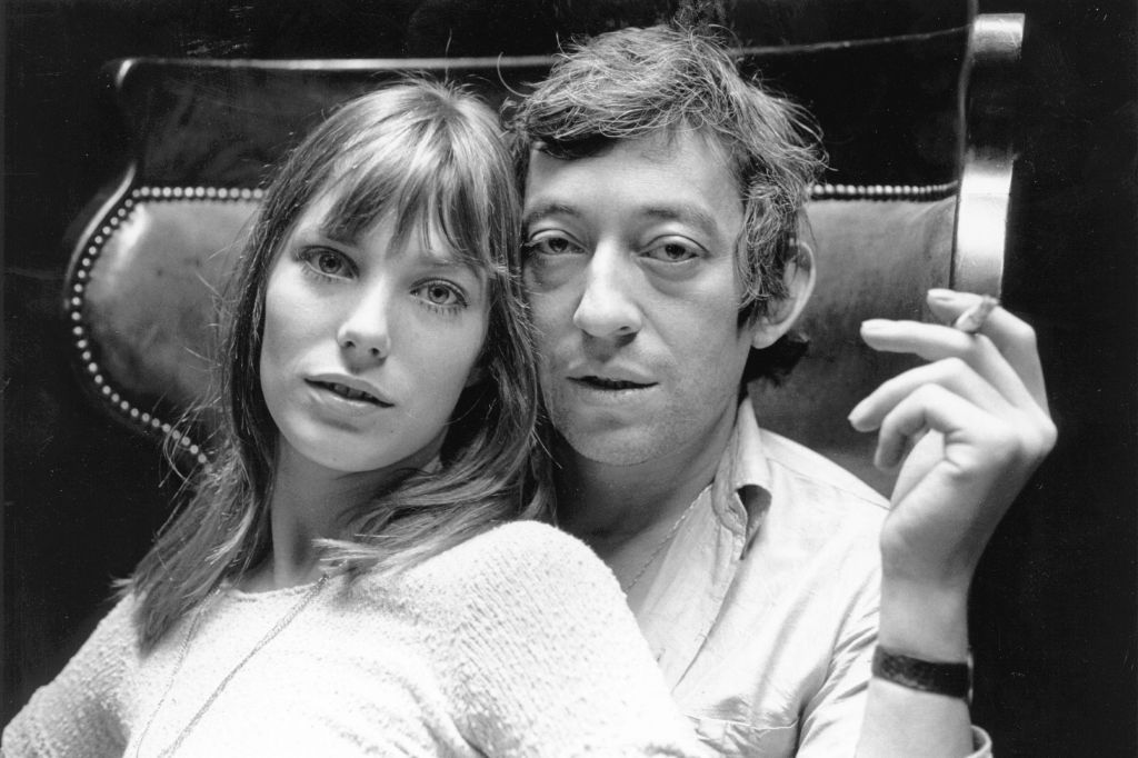 Jane Birkin with Serge Gainsbourg.