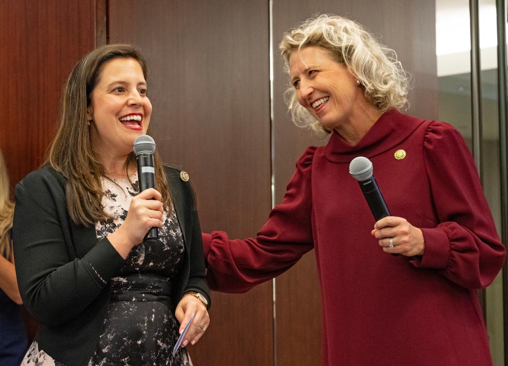 Rep. Elise Stefanik (R-NY) and Rep. Jen Kiggans (R-Va.)