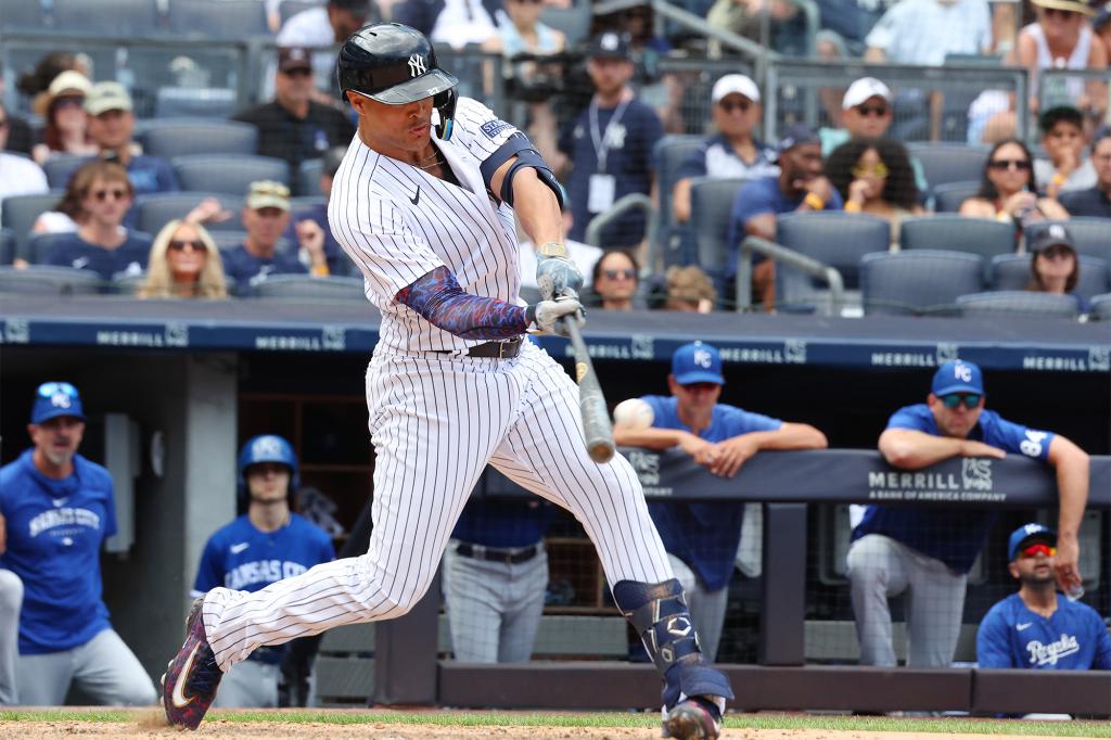 Giancarlo Stanton recorded multiple hits in consecutive games for the first time this season over the weekend.