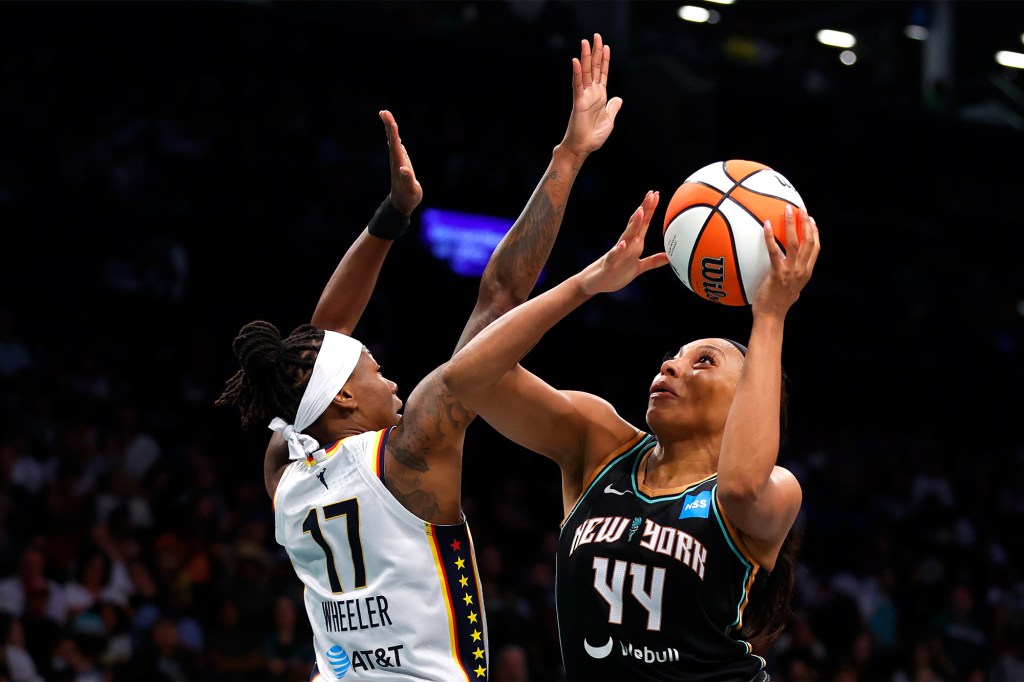 Betnijah Laney scored a career-best 22 points in the Liberty's victory over the Fever.