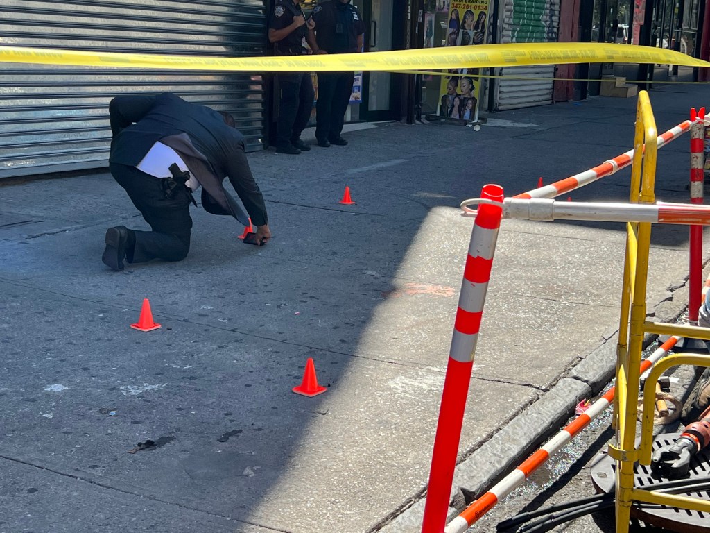 Mott Haven crime scene.