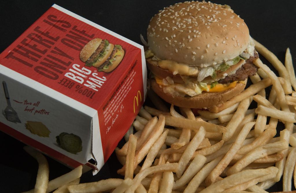 McDonald's Big Macs in the US and the UK are not quite the same, with differences observed down to the pickle slices.