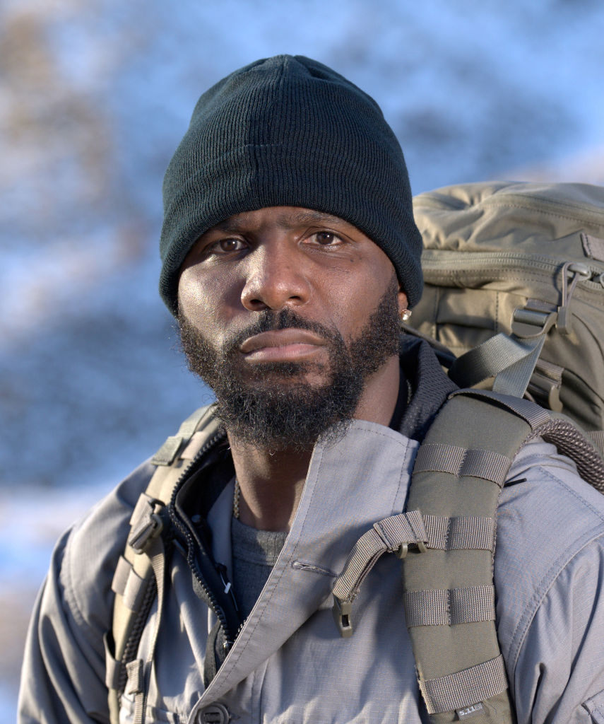 Dez Bryant on the set of FOX's "Special Forces: World's Toughest Test".