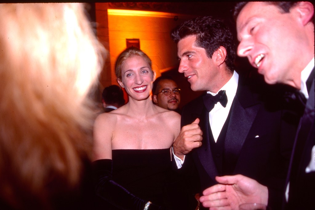 Carolyn Bessette and John F. Kennedy, Jr., in 1998.