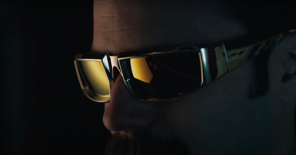 Super Bowl 2024 commercial featuring a man wearing sunglasses. 