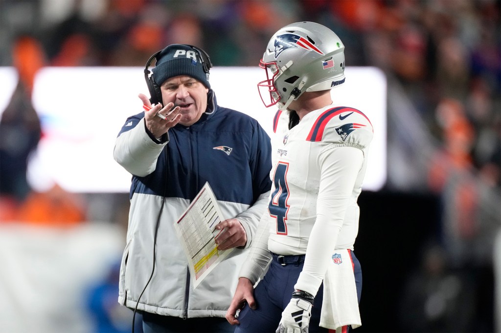 Bill O'Brien served as the Patriots' offensive coordinator and quarterbacks coach during the 2023 season.