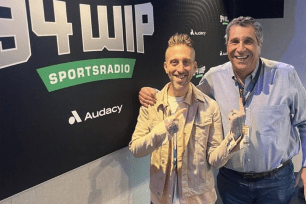 Spike Eskin (left) is departing WFAN and returning to his native Philadelphia with WIP.