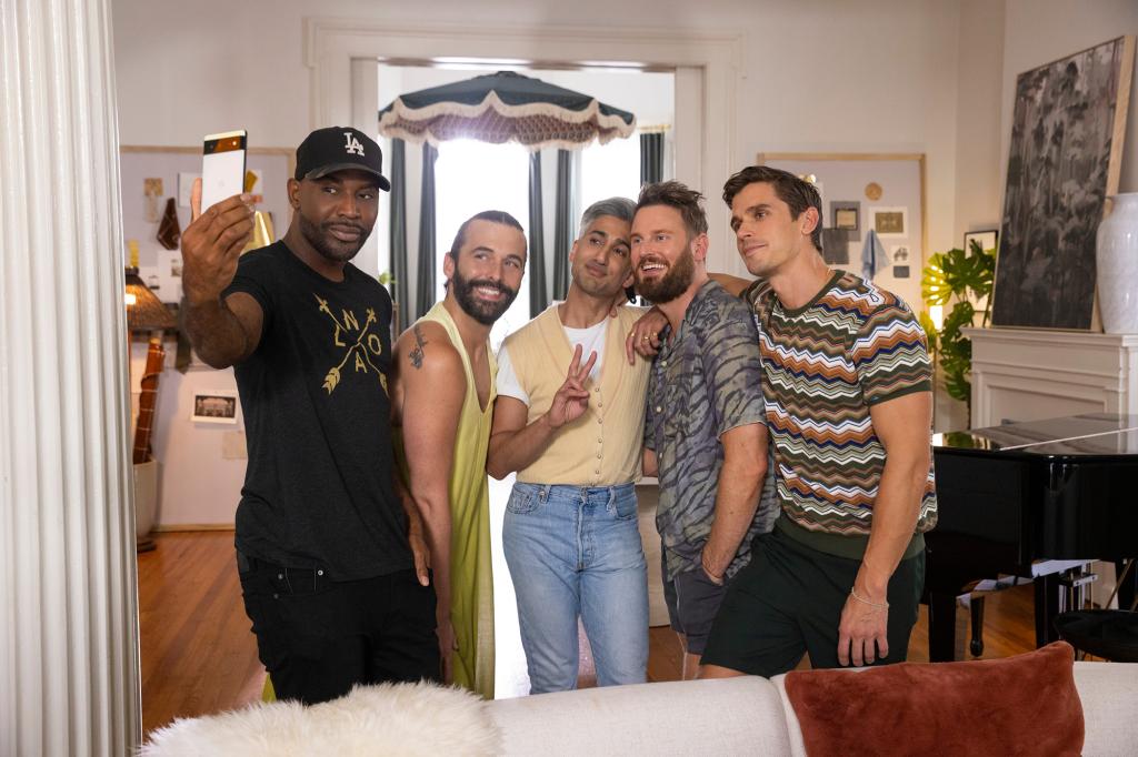 Season 8 of "Queer Eye" (left to right): Karamo Brown, Jonathan Van Ness, Tan France, Bobby Berk and Antoni Porowski.