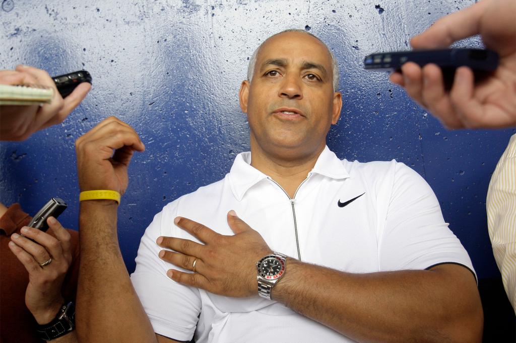 Omar Minaya, pictured in 2009, signed Pedro Martinez and Carlos Beltran shortly after becoming the team's GM.