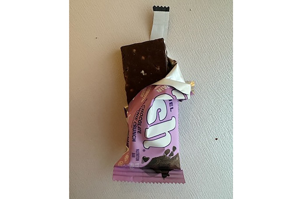 A candy bar in a wrapper