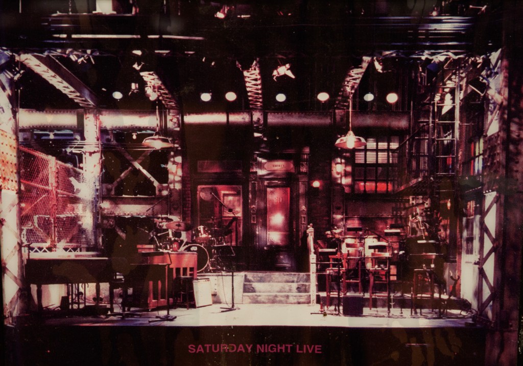 A empty set for "Saturday Night Live." 