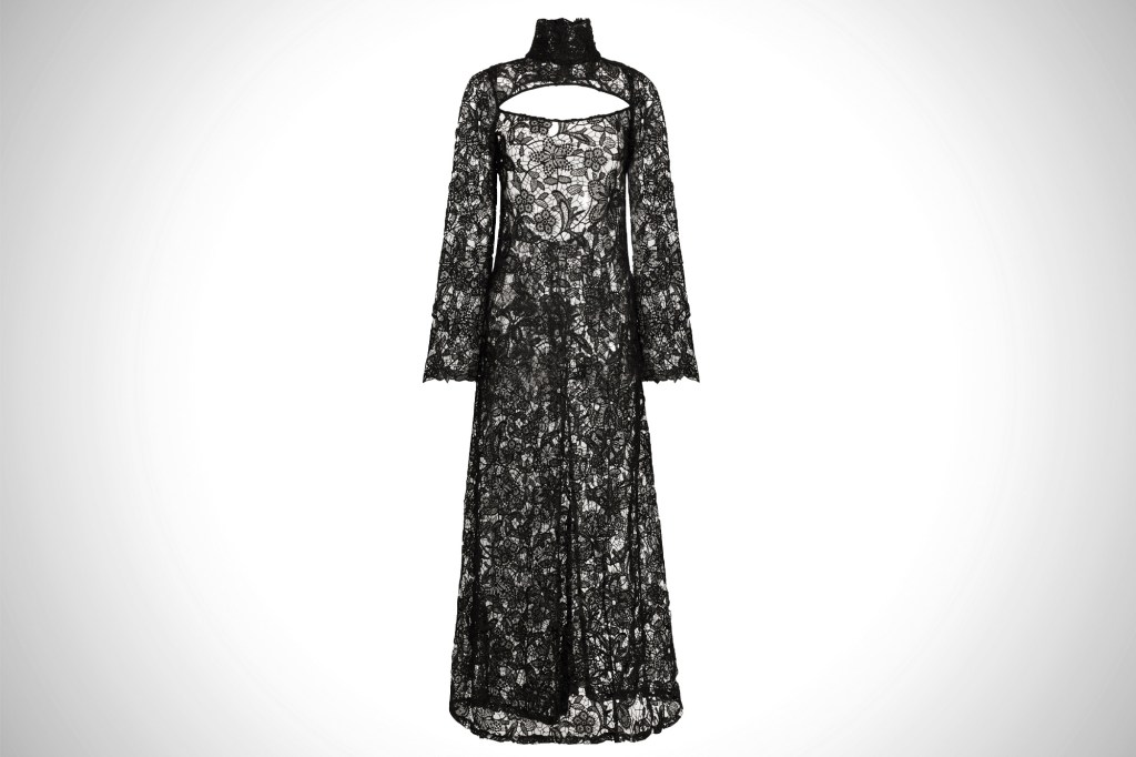 House of Aama lace maxi dress, $980 at Saks.com