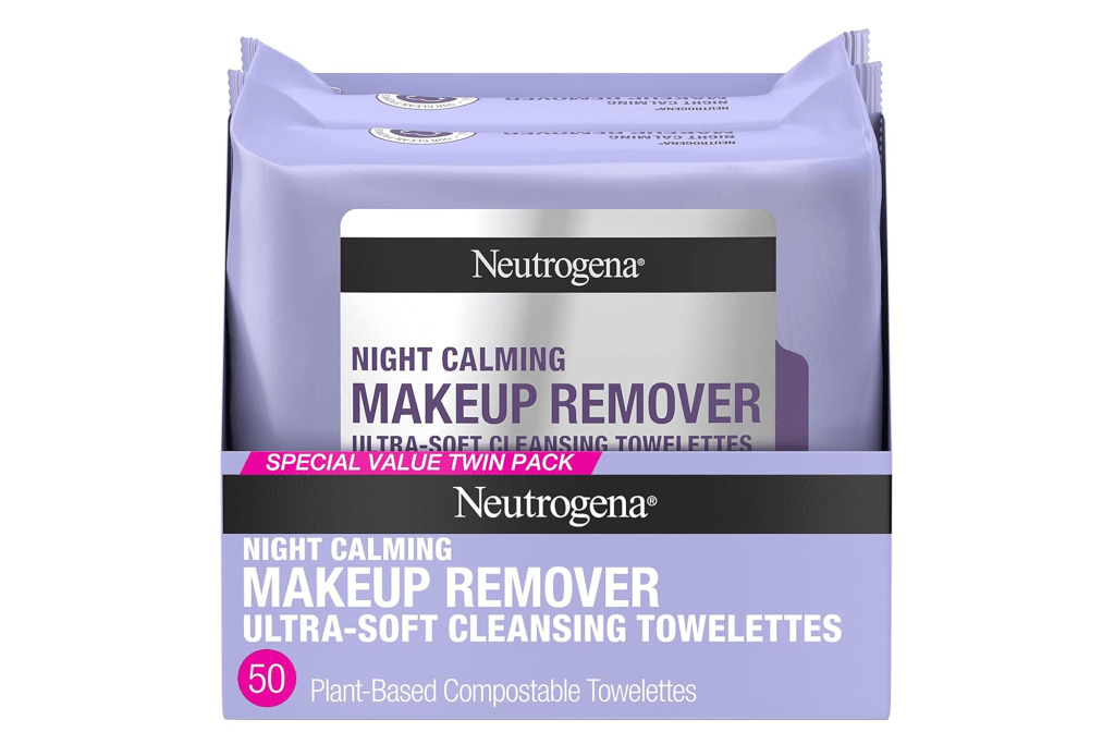 Neutrogena Night Calming Makeup Remover Ultra-Soft Cleansing Towelettes (2-Pack)