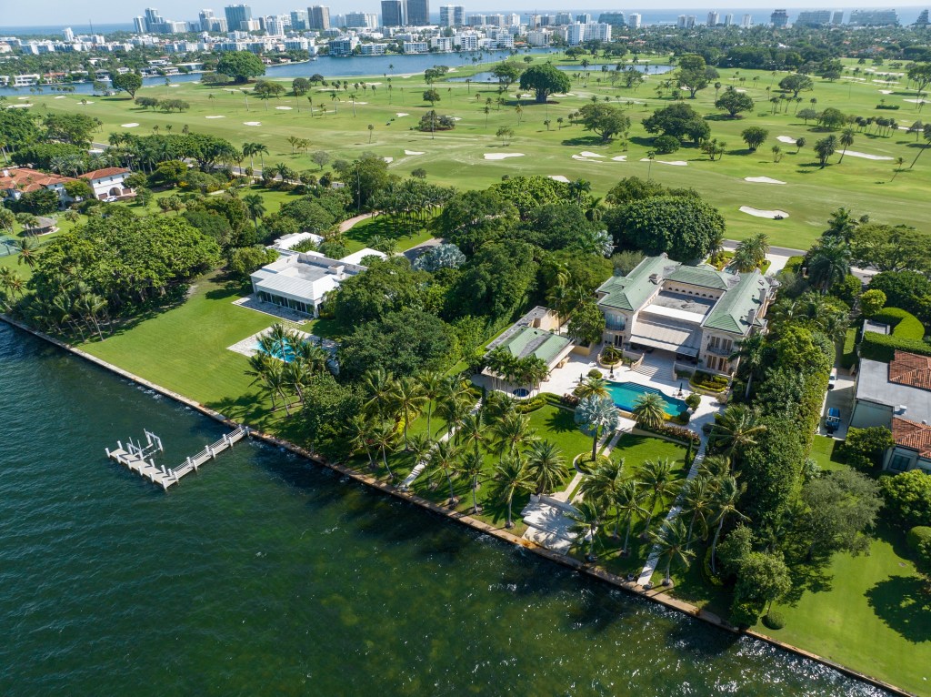 The Amazon founder is now owns this double plot of coveted land on the ultra prestigious Indian Creek Island where Tom Brady, Julio Iglesias and Ivanka Trump will be among his neighbors. 