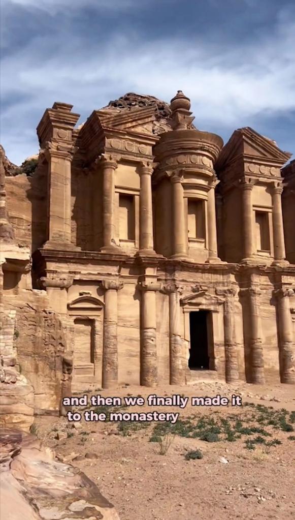 The monastery in Petra, Jordan