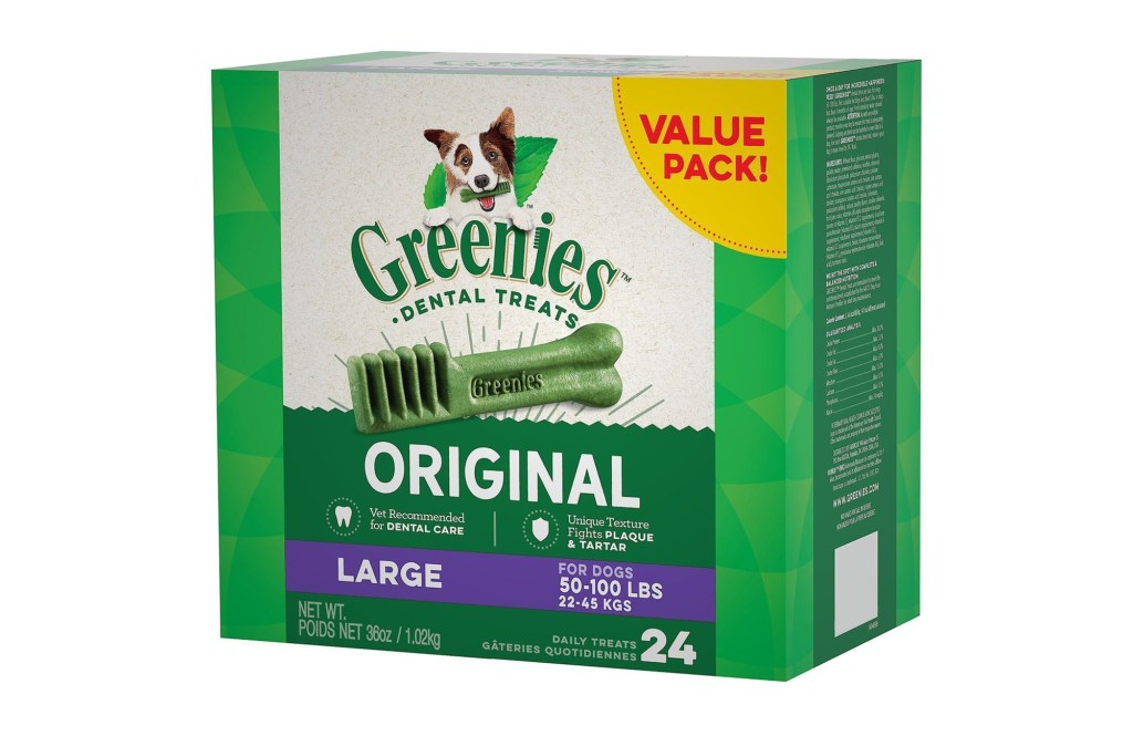 Greenies Large Original Chicken Flavor Dental Dog Treats
