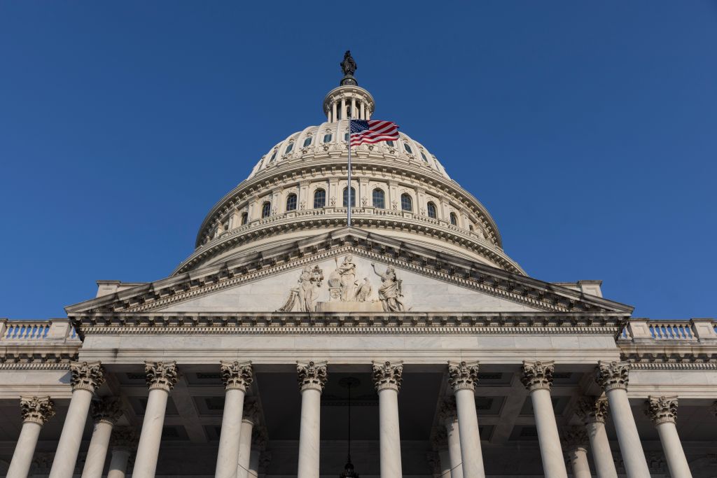 The proposal from Trump came during a joke-filled “pep talk” with congressional Republicans on Capitol Hill.