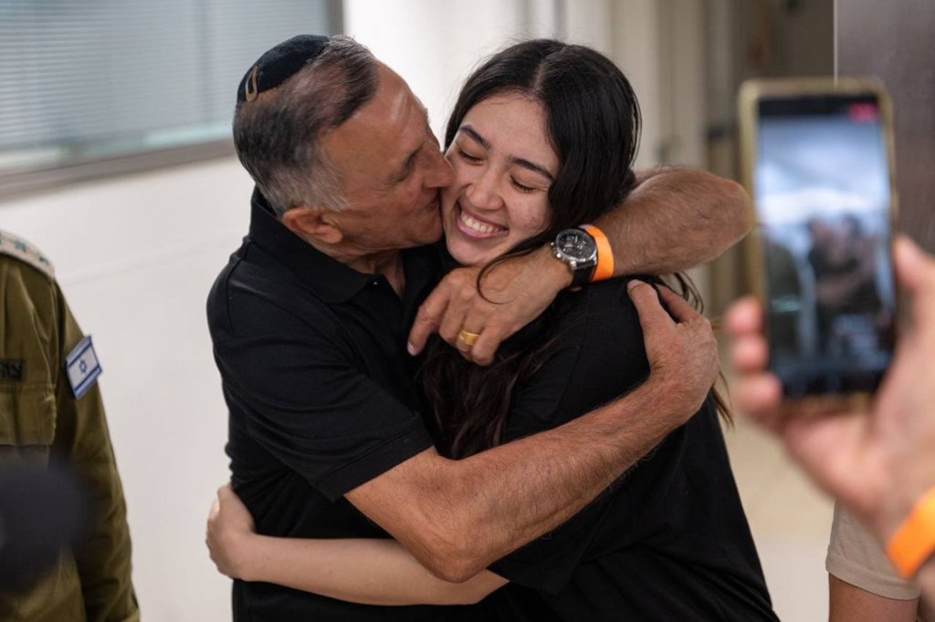 News of the female captives came from Noa Argamani, who was freed during a raid on Saturday and reunited with her father.