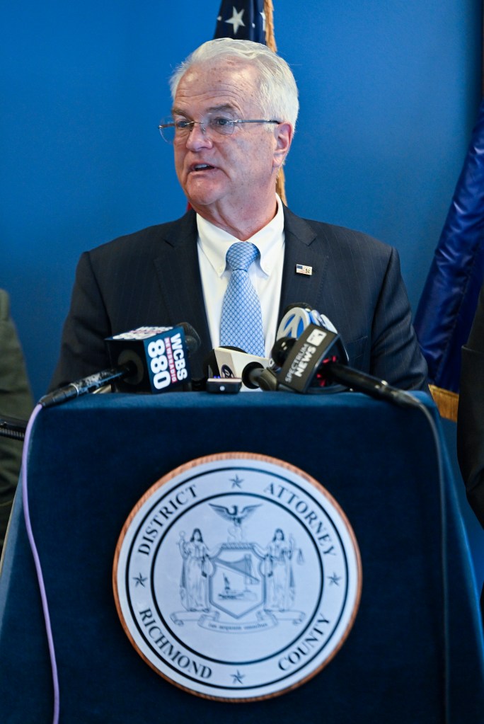 Staten Island District Attorney Michael E. McMahon