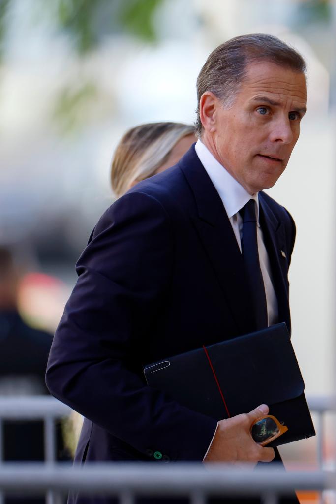 Hunter Biden, son of U.S. President Joe Biden, arrives with his wife Melissa Cohen Biden, to the J. Caleb Boggs Federal Building on June 04, 2024 in Wilmington, Delaware