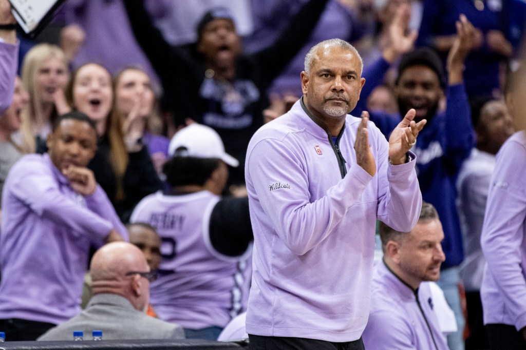 Kansas State coach Jerome Tang.