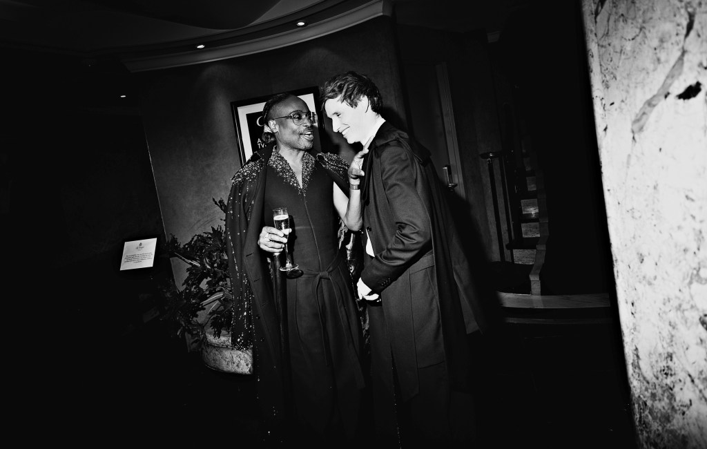 Billy Porter and Eddie Redmayne