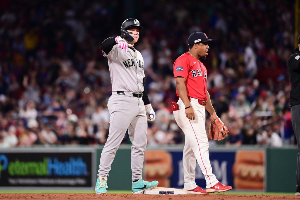 Alex Verdugo drove in four runs for the Yankees during their win against the Red Sox.