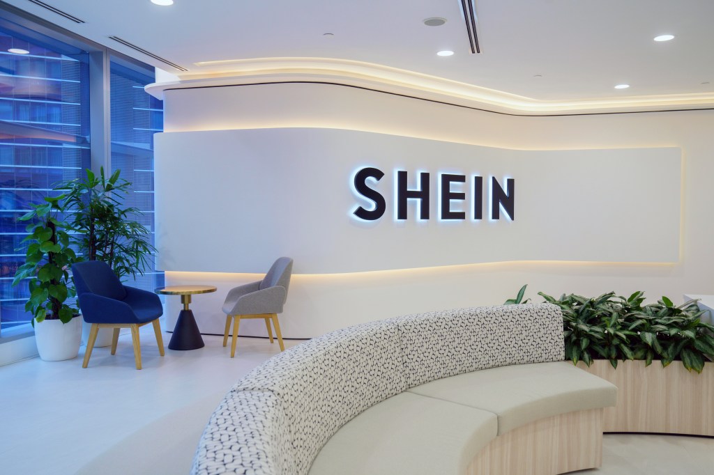 Shein sign.