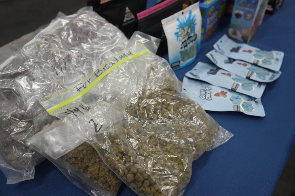 Marijuana confiscated in "Operation Padlock."