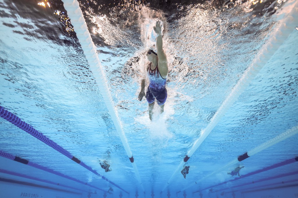 Katie Ledecky won gold in the 1500m freestyle at the Olympics on July 31, 2024.