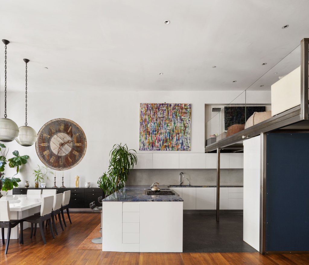 An open kitchen and dining area brings people together 