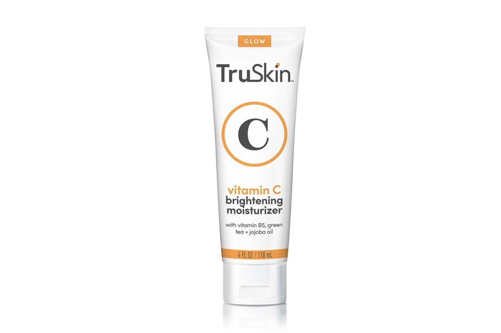 A tube of TruSkin moisturizer.