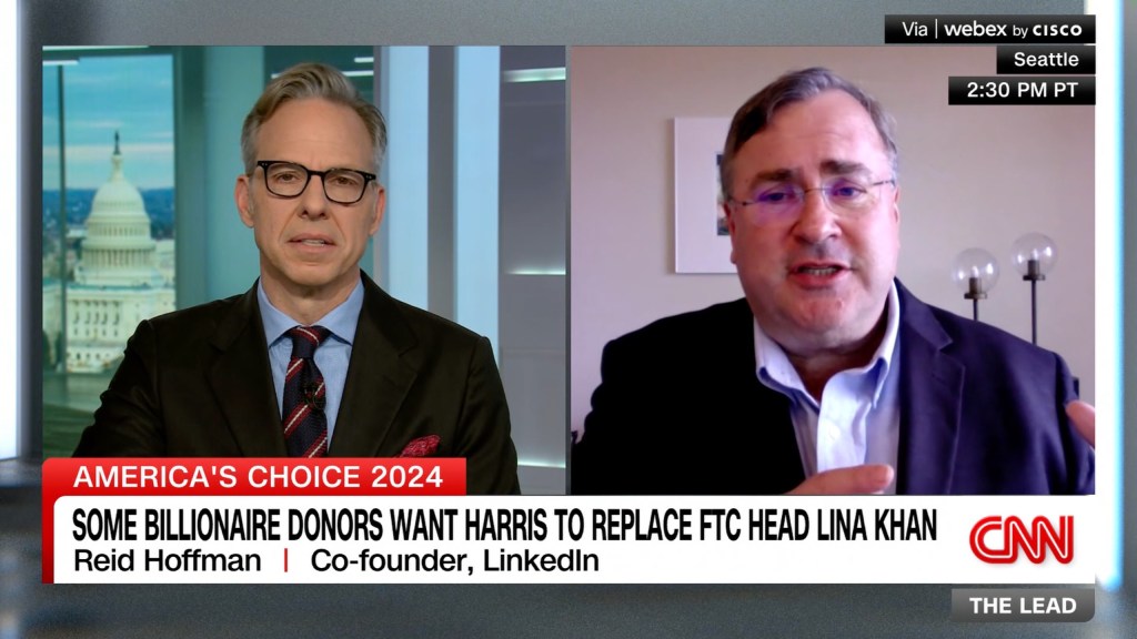 Reid Hoffman joins The Lead with Jake Tapper