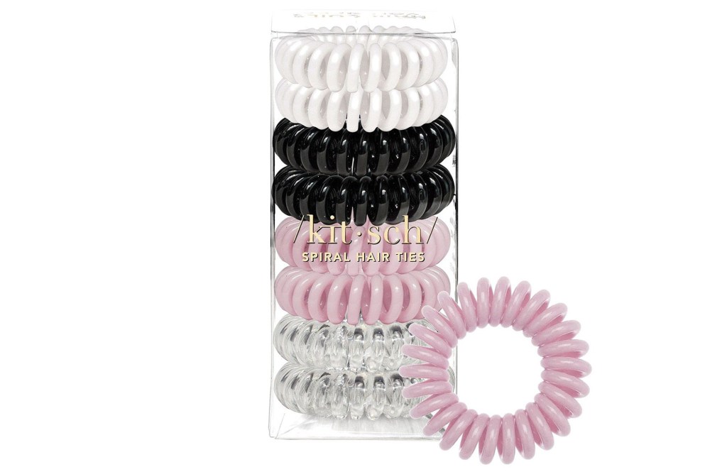 Kitsch Spiral Hair Ties for Women - Coil Hair Ties for Thick Hair | No Crease Hair Tie | Spiral Hair Ties No Damage | Hair Coils & Phone Cord Hair Ties for Thin Hair, Hair Ties Spiral, 8 pcs (Basics)
Visit the Kitsch Store